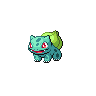 Bulbasaur, drawn as a pixel sprite